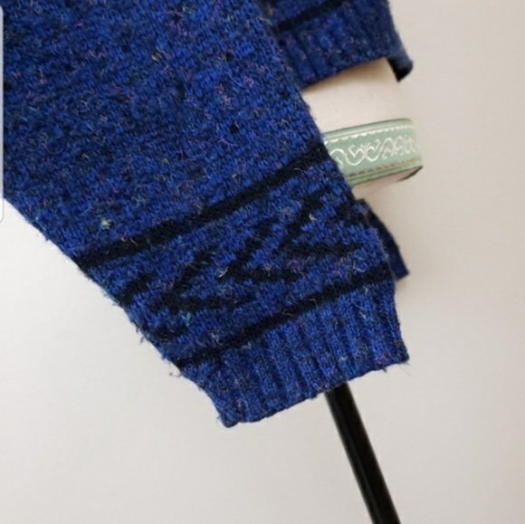 Cherokee Knit Sweater Medium Blue - Picture 5 of 8